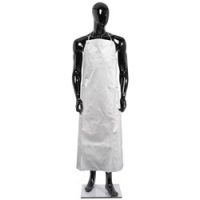 THERMO POLYURETHANE (TPU) WHITE APRON WITH CORD AND HOOK